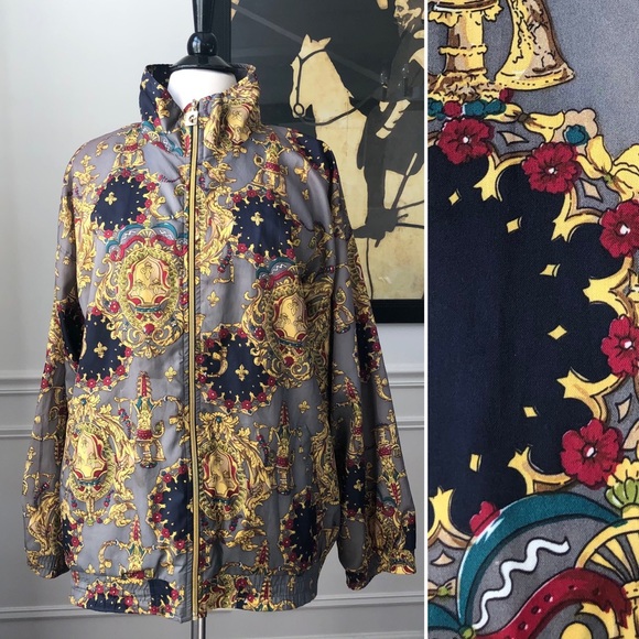 Pierre Cardin Jackets & Blazers - Vintage Pierre Cardin Matte Satin Bomber Jacket XL